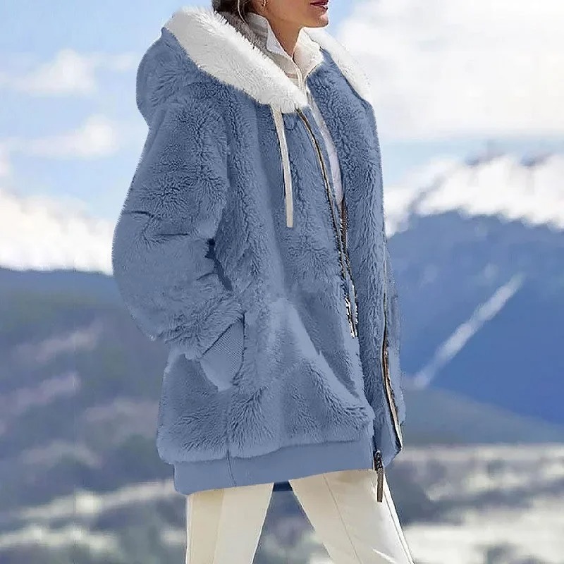 Wool Coat Peacoat - 2025 Donne Calde Invernale Giubbotti Peluche
