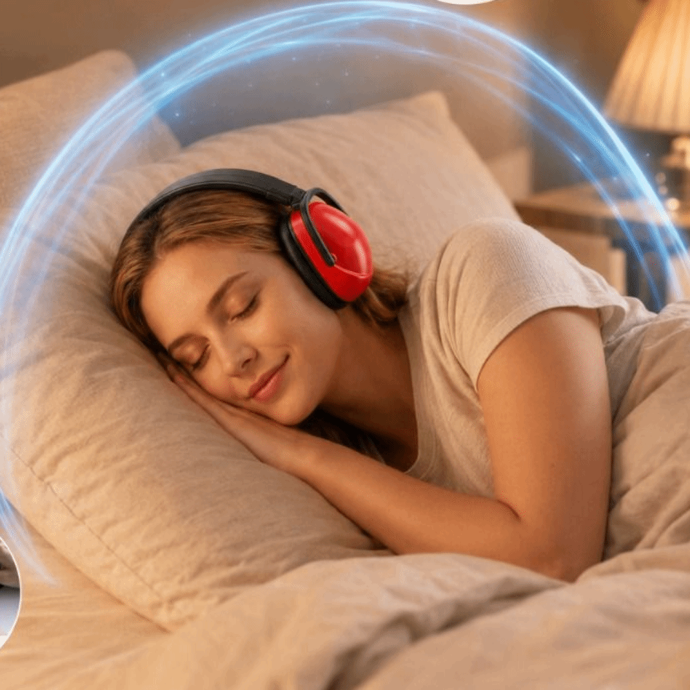 Earmuffs Foldable - Paraorecchie regolabili e pieghevoli, con sistema