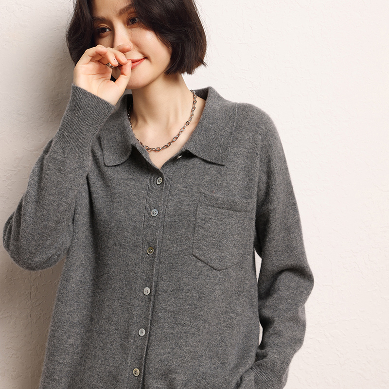 Cardigan da donna autunno 100% - Wool Coat Peacoat recensione e prezzo