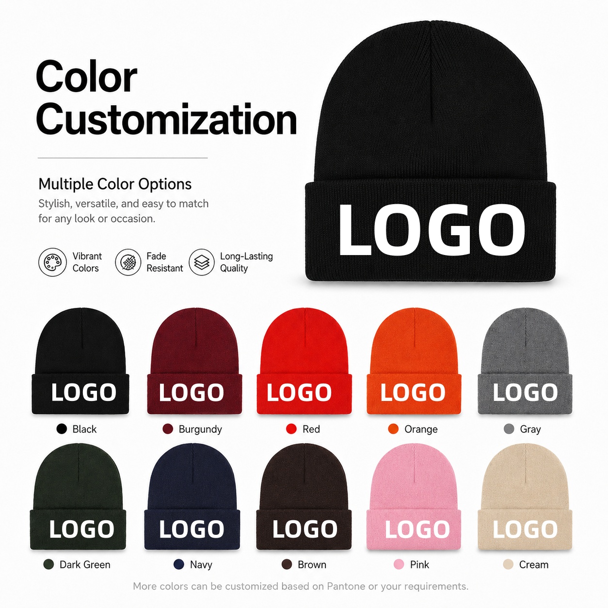 Berretti in maglia con logo pe - Knit Beanie Hat Warm recensione e prezzo