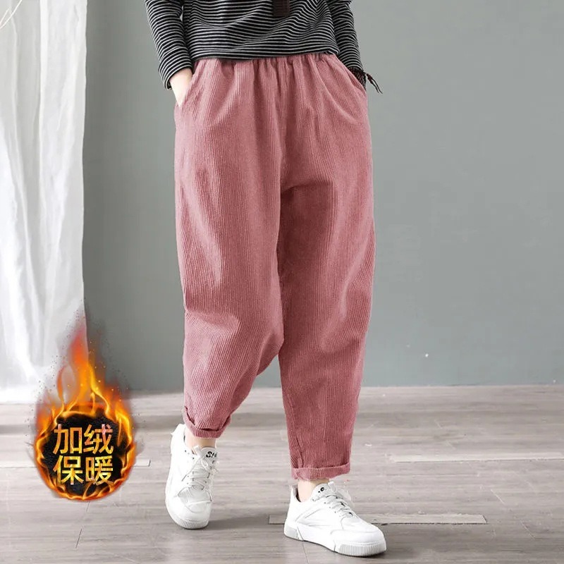 Pantaloni Harem in Velluto a C - Corduroy Pant Warm recensione e prezzo